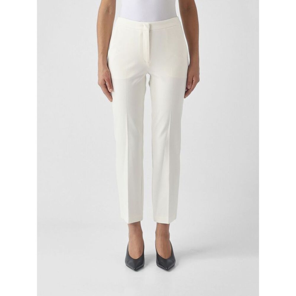 Twinset Women Twinset High-Waisted Cropped Skinny Jersey Trousers